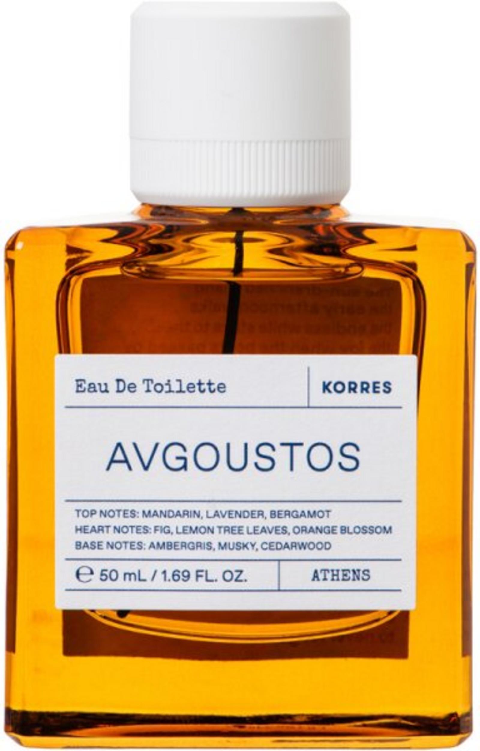 Korres, Avgoustos, Тоалетна вода, Унисекс, 50 мл