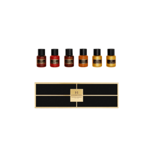 Set Carolina Herrera: Mystery Tobacco, Eau De Parfum, For Women, 5 ml + Stallion Leather, Eau De Parfum, For Women, 5 ml + Sandal Ruby, Eau De Parfum, For Women, 5 ml + Gold Incense, Eau De Parfum, For Women, 5 ml + True Oud, Eau De Parfum, For Women, 5 ml + Burning Rose, Eau De Parfum, For Women, 5 ml