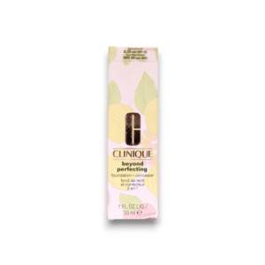 Clinique, Beyond Perfecting, Без парабени, Матиран завършек, Течна основа и коректор 2-в-1, 48, Овес, 30 мл