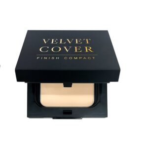 Dr. Hedison, Velvet Cover Finish Compact, Матов, Компактна пудра, 21, Светлобежово, 14 г