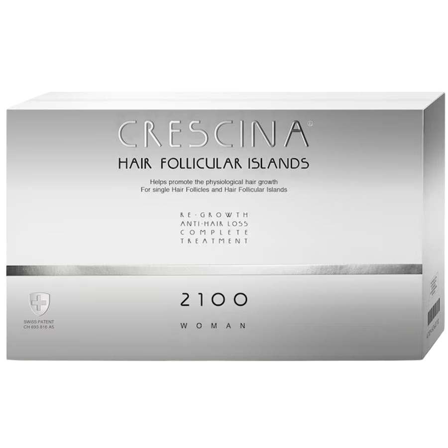 Labo, Crescina Follicular Islands 2100, За стимулиране на растежа, Серум за лечение с ампули, За скалпа, За жените, 10 +10 бр