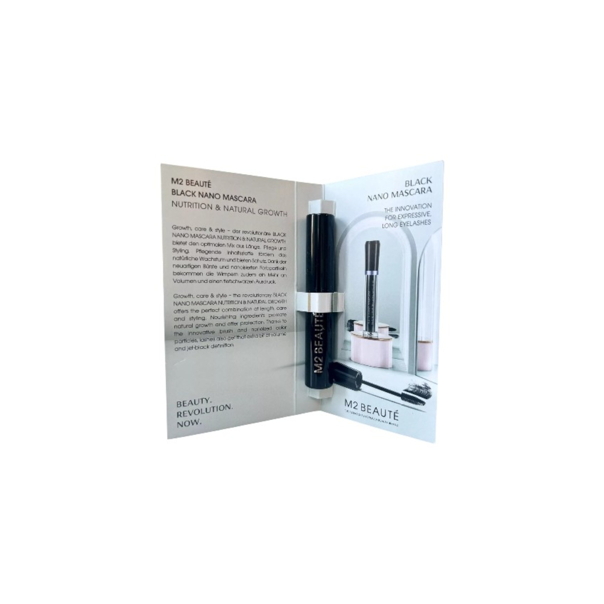 M2 Beaute, Nano Nutrition, Растеж, Спирала, Черен, 1.5 мл *Пример