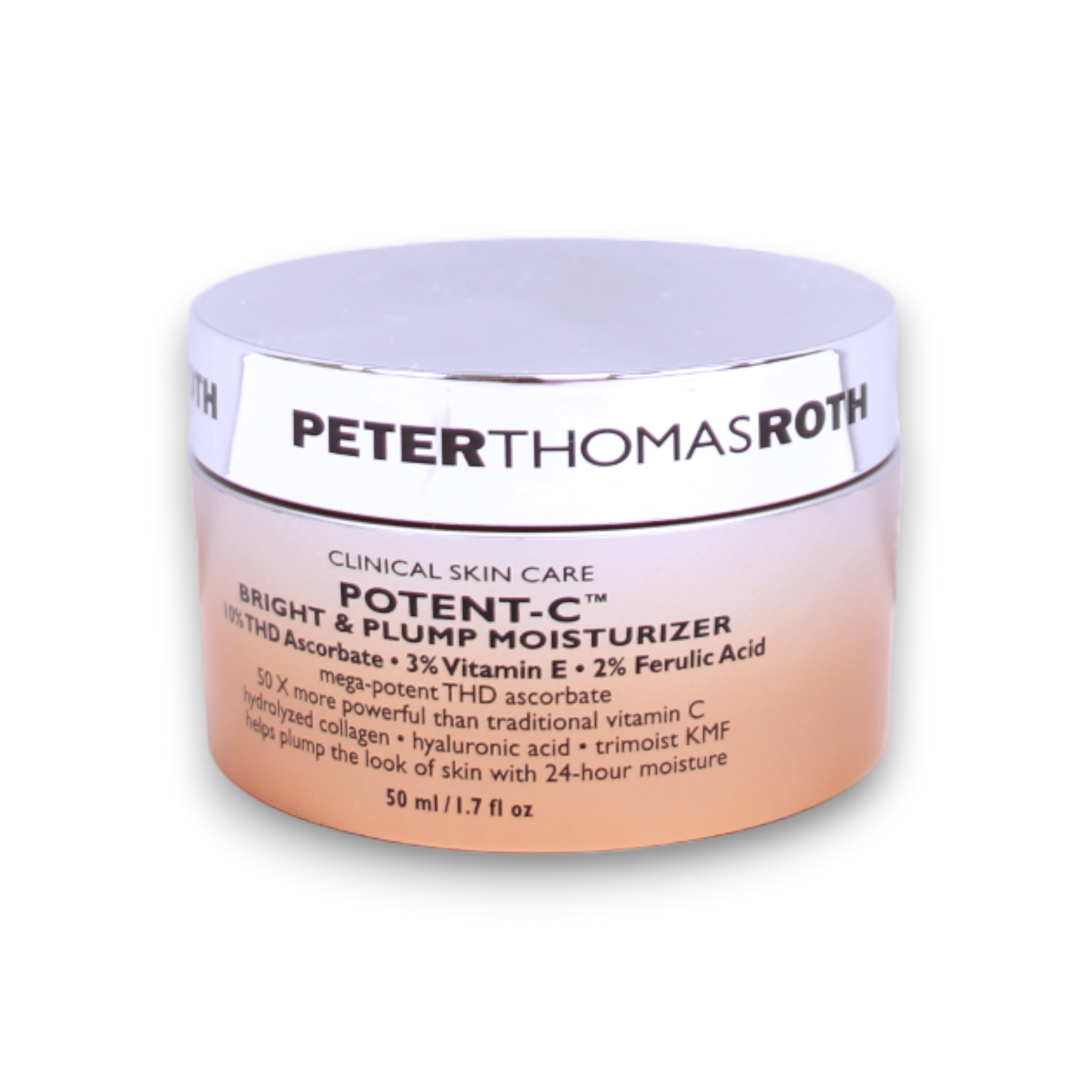 Peter Thomas Roth, Potent-C, Витамин Е, Хидратиращ, Ден, Сметана, За лице, 50 мл