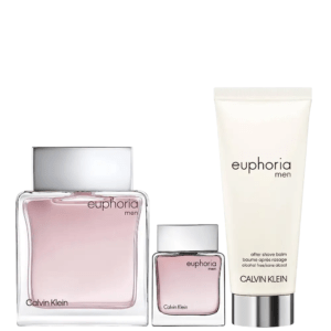 Set Calvin Klein: Euphoria, Eau De Toilette, For Men, 100 ml + Euphoria, Eau De Toilette, For Men, 15 ml *Miniature + Euphoria, After-Shave Balm, 100 ml