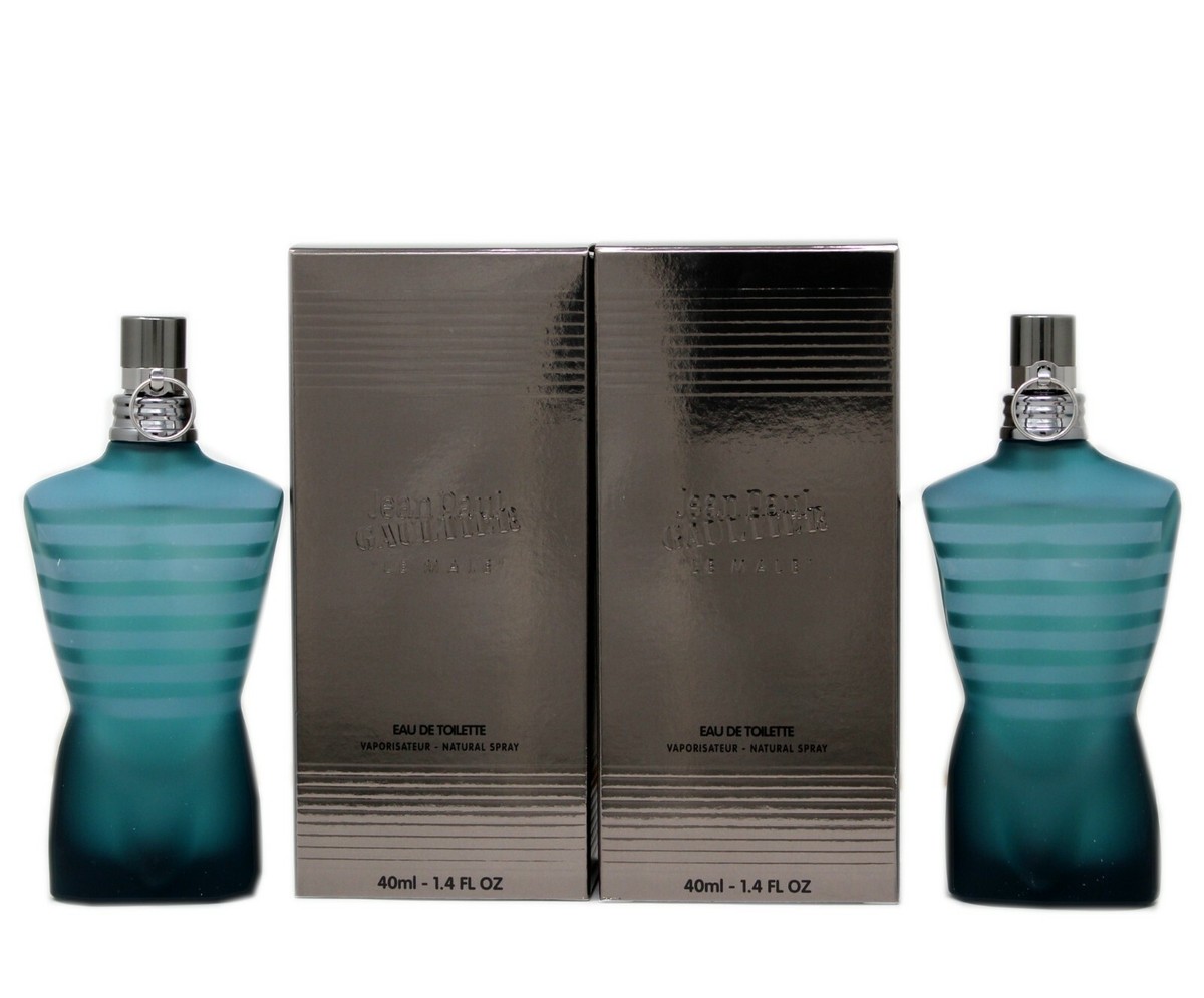 Дуо комплект, Jean Paul Gaultier, Le Male, Тоалетна вода, За мъже, 40 мл