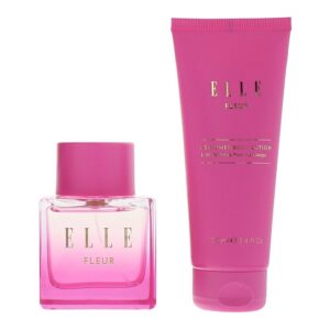 Set Elle: Fleur, Body Lotion, 100 ml + Fleur, Eau De Parfum, For Women, 100 ml