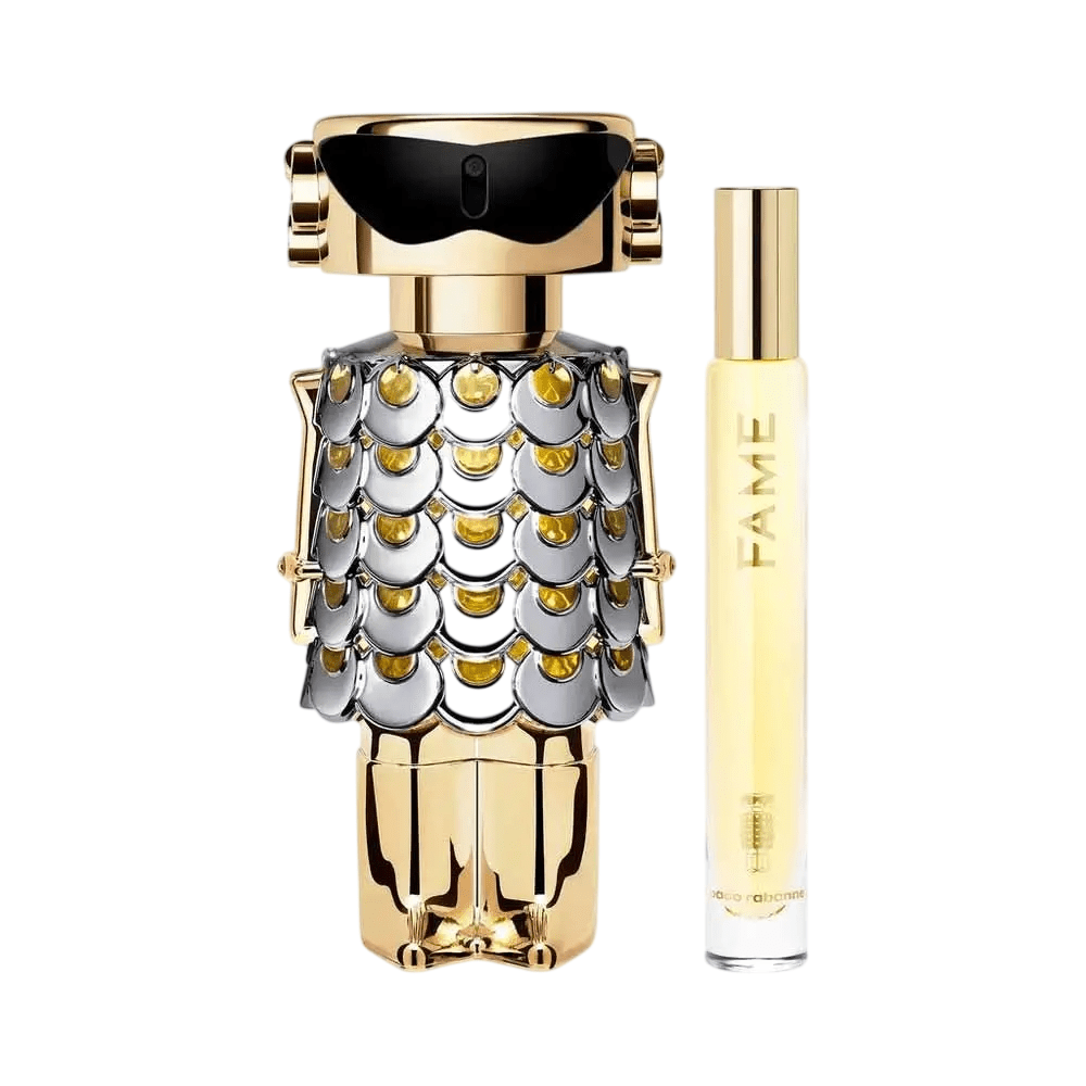 Set Paco Rabanne: Fame, Eau De Parfum, For Women, 80 ml + Fame, Eau De Parfum, For Women, 10 ml
