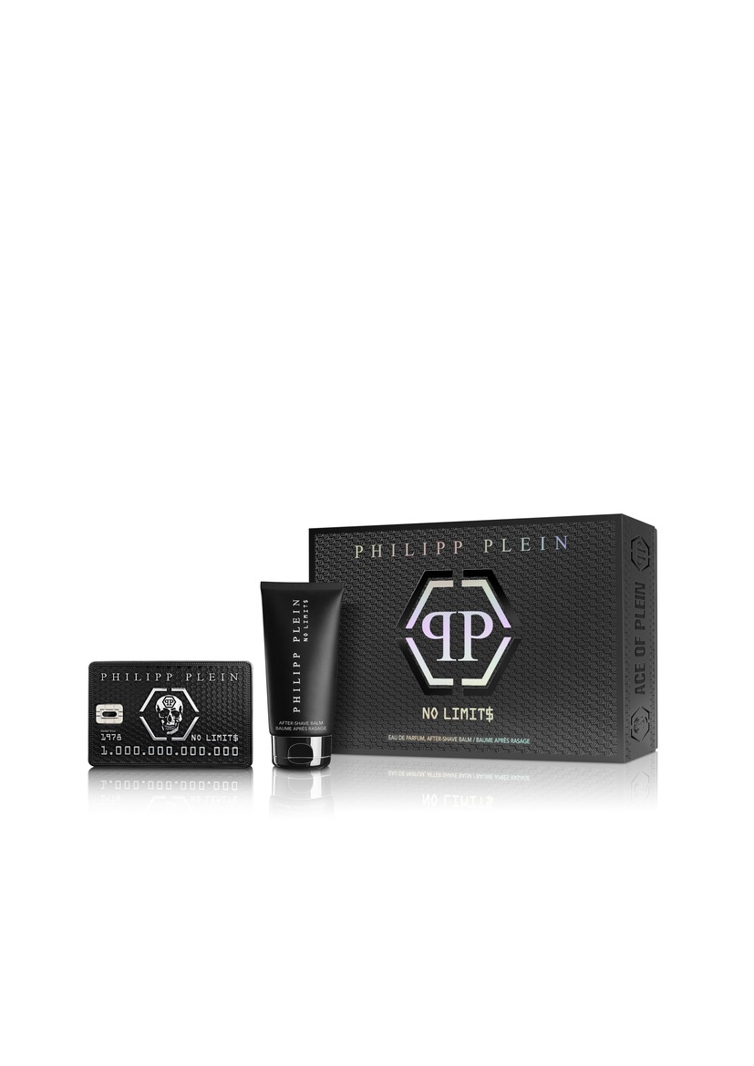 Set Philipp Plein: No Limits, Eau De Parfum, For Men, 50 ml + No Limits, Moisturizing, After-Shave Balm, 50 ml
