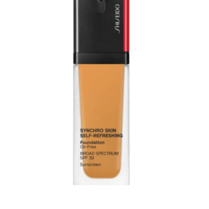 Shiseido, Synchro Skin Self- Refreshing Cushion, Без масло, Течна основа, 420, Бронз, SPF 30, 30 мл