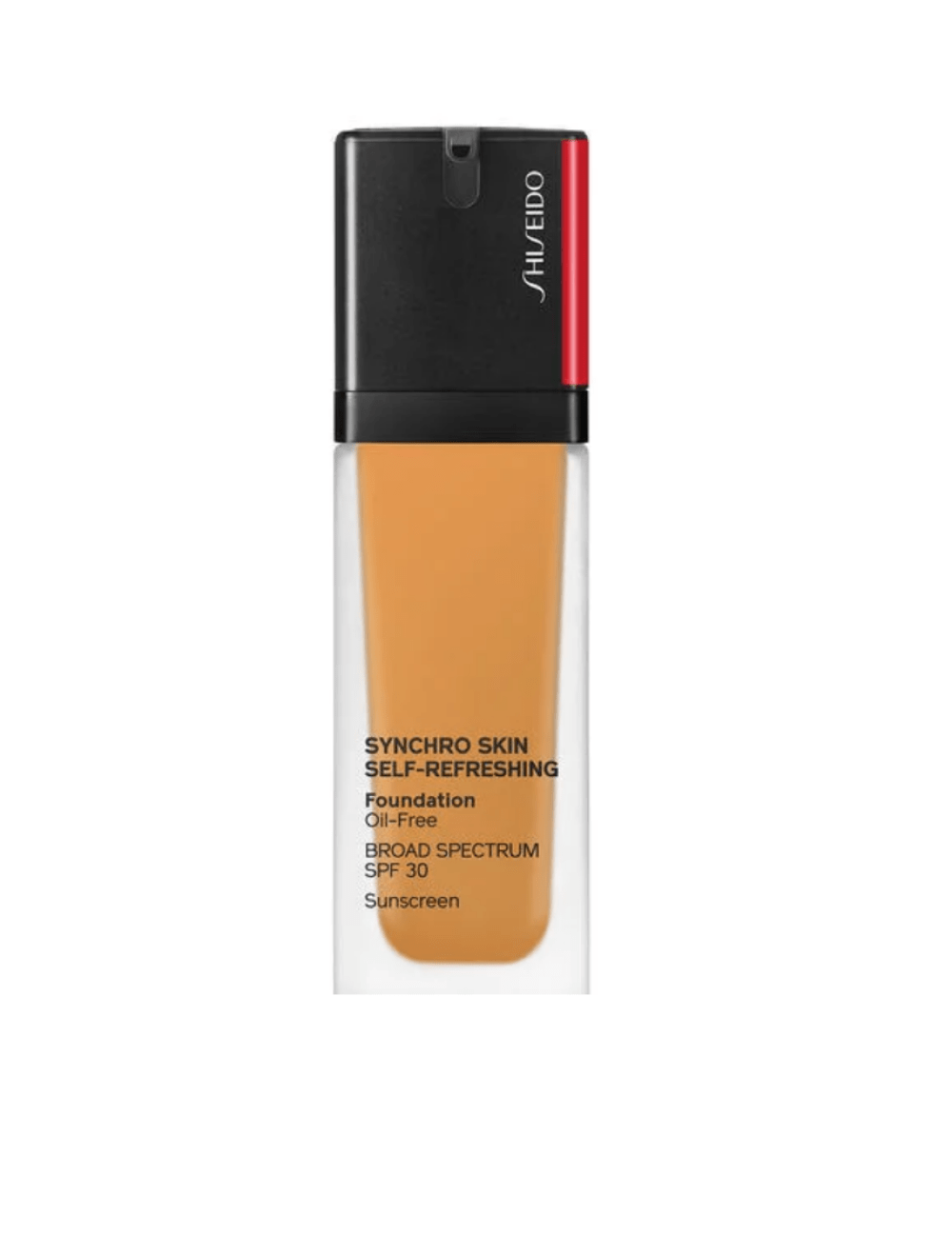 Shiseido, Synchro Skin Self- Refreshing Cushion, Без масло, Течна основа, 420, Бронз, SPF 30, 30 мл