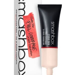 Smashbox, Studio Skin, Високо покритие, Течна основа, 1, Справедлив тон, хладен с намеци на праскова, 30 мл