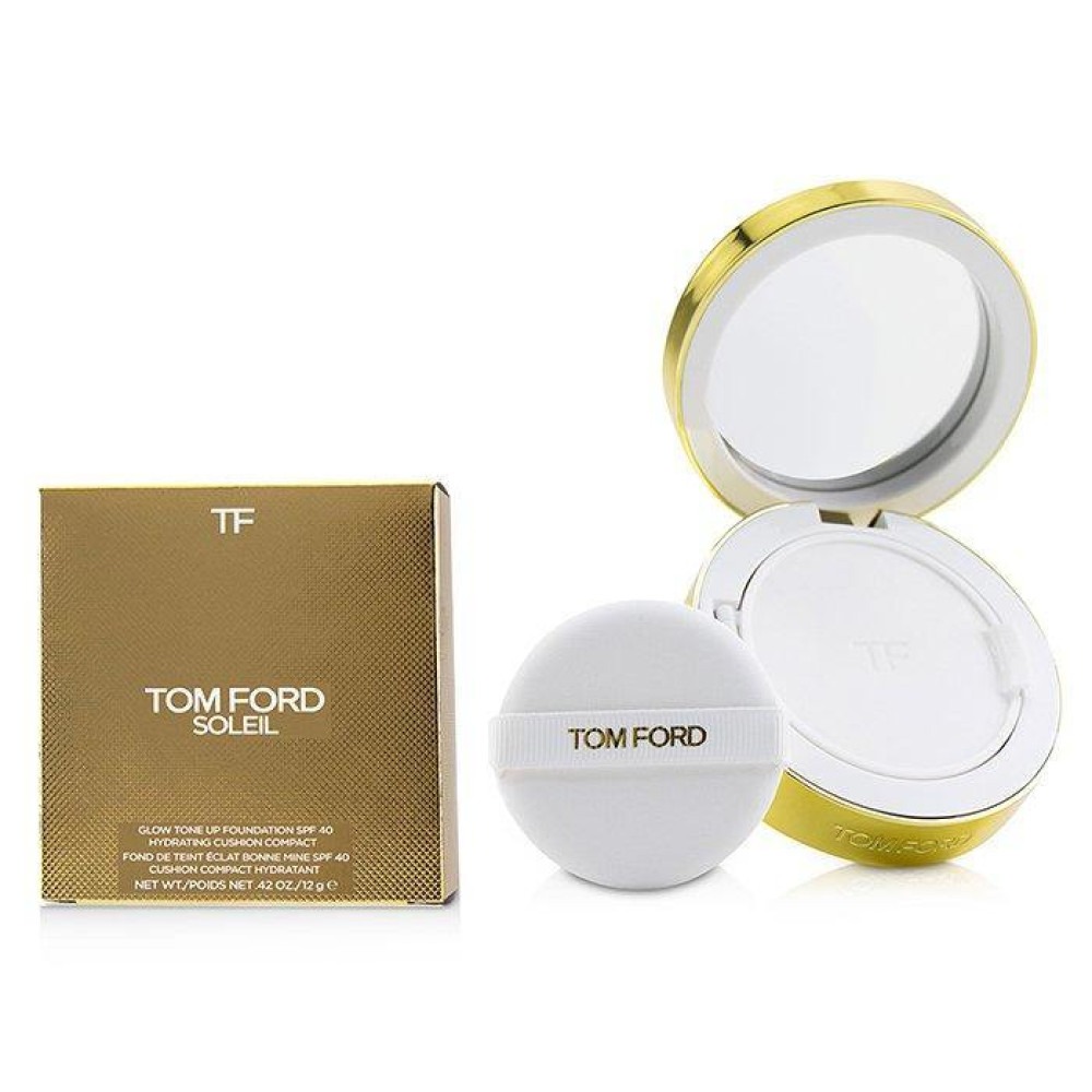 Tom Ford, Soleil Glow Tone Up, Компактен фонд, 7,8, Топъл бронз, SPF 40, Презареждане, 12 г