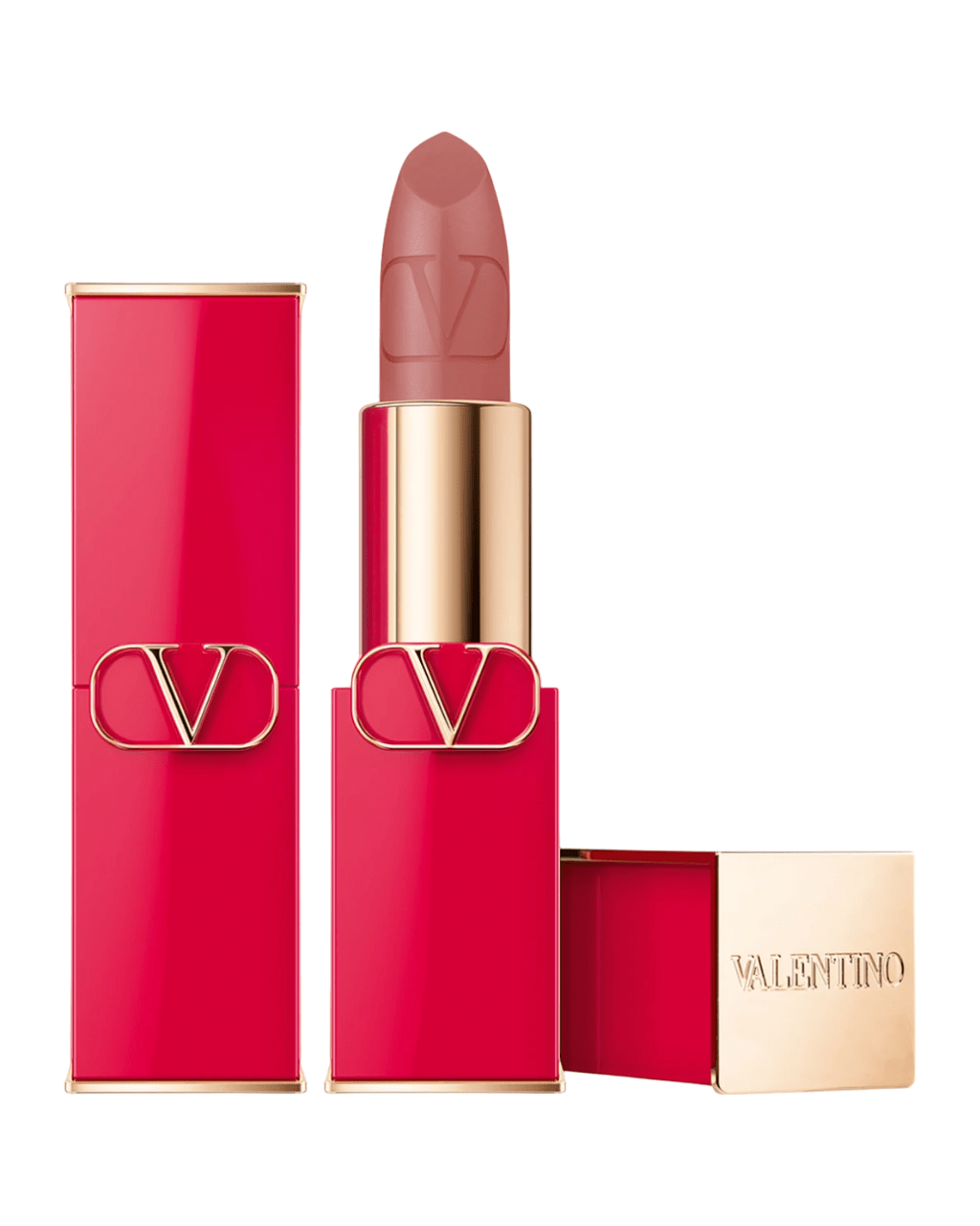 Valentino, Rosso, Матов, Кремообразно червило, 123R, Презареждаема, 3.5 г