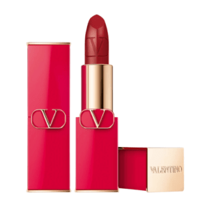 Valentino, Rosso, Сатенен финиш, Кремообразно червило, 213R, Презареждаема, 3.5 г