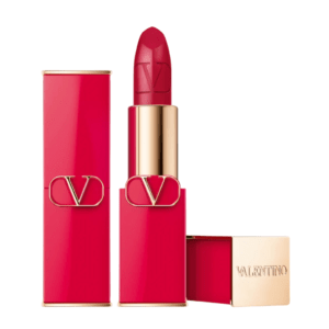 Valentino, Rosso, Сатенен финиш, Кремообразно червило, 300R, Презареждаема, 3.5 г