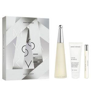 Xmas 2023 Set Issey Miyake: L'Eau d'Issey, Eau De Toilette, For Women, 100 ml + L'Eau d'Issey, Moisturizing, Body Lotion, 50 ml + L'Eau d'Issey, Eau De Toilette, For Women, 10 ml