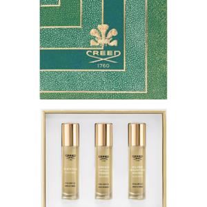 Set Creed: Aventus, Eau De Parfum, For Men, 10 ml + Green Irish Tweed, Eau De Parfum, For Men, 10 ml + Silver Mountain Water, Eau De Parfum, For Men, 10 ml
