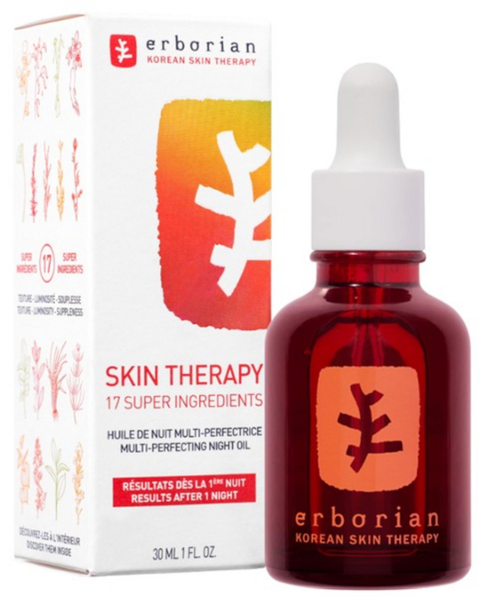 Erborian, Skin Therapy Multi Perfecting, Против Несъвършенства, Нощ, Серум, За лице, 30 мл - Image 2