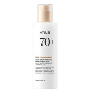 Anua, Rice 70 Glow, Rice, Интензивна хидратация, Мляко, За лице, 150 мл