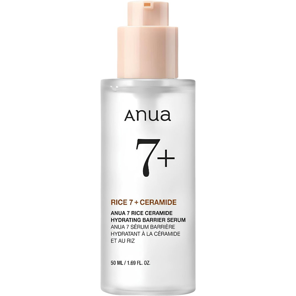 Anua, Rice 7+, Церамид, Хидратиращ, Серум, За лице, 50 мл