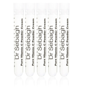 Комплект, Dr Sebagh, Pure Vitamin C Powder Cream, Оживяване, Сметана, За лице, 5 бр, 1.95 г