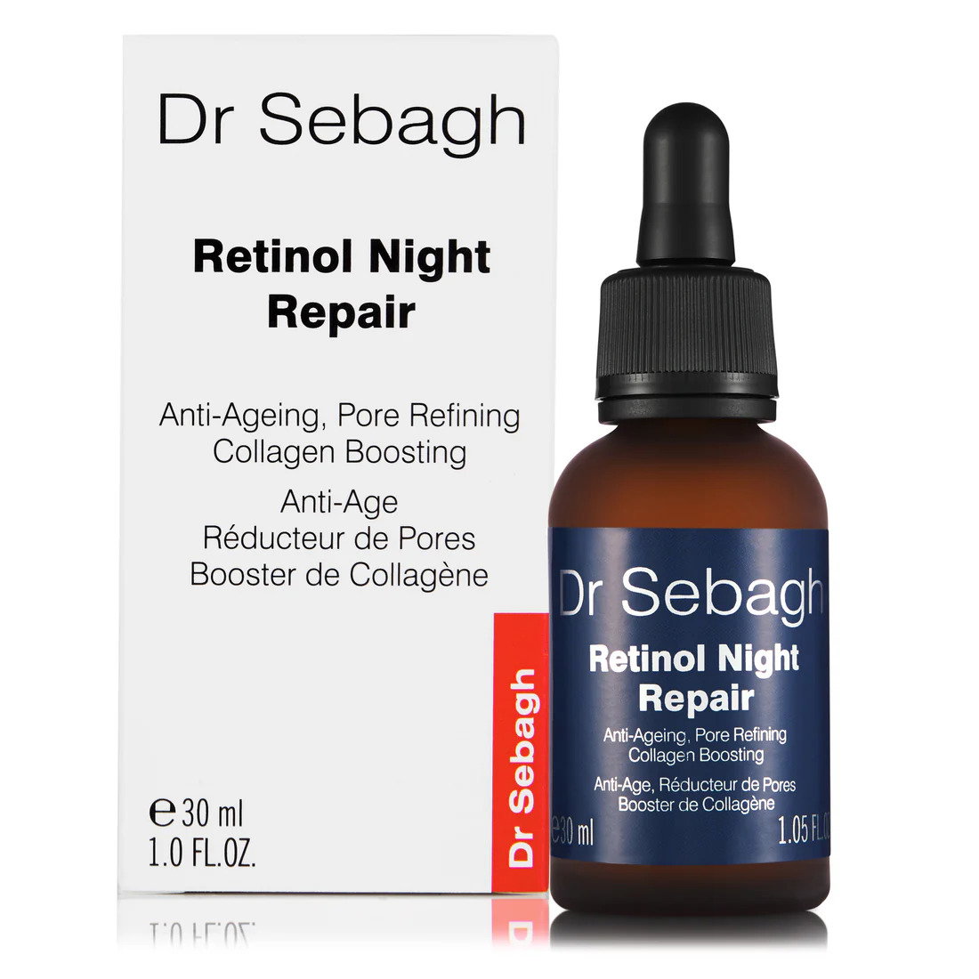 Dr Sebagh, Retinol Night Repair, Хиалуронова киселина, Противостареене, Нощ, Серум, За лице, 30 мл - Image 2