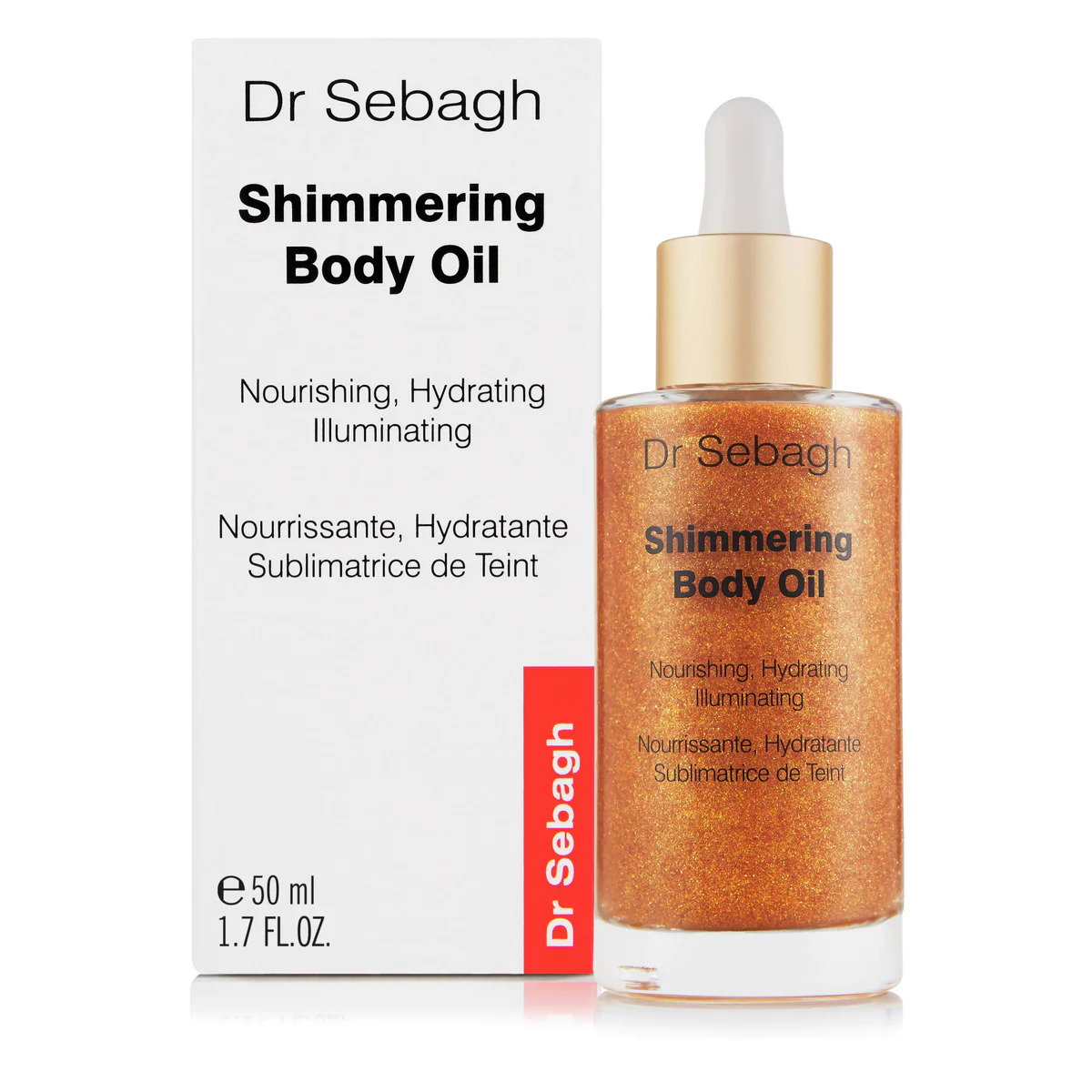 Dr Sebagh, Shimmering, Хидра-хранителен, Масло за тяло, 50 мл - Image 2