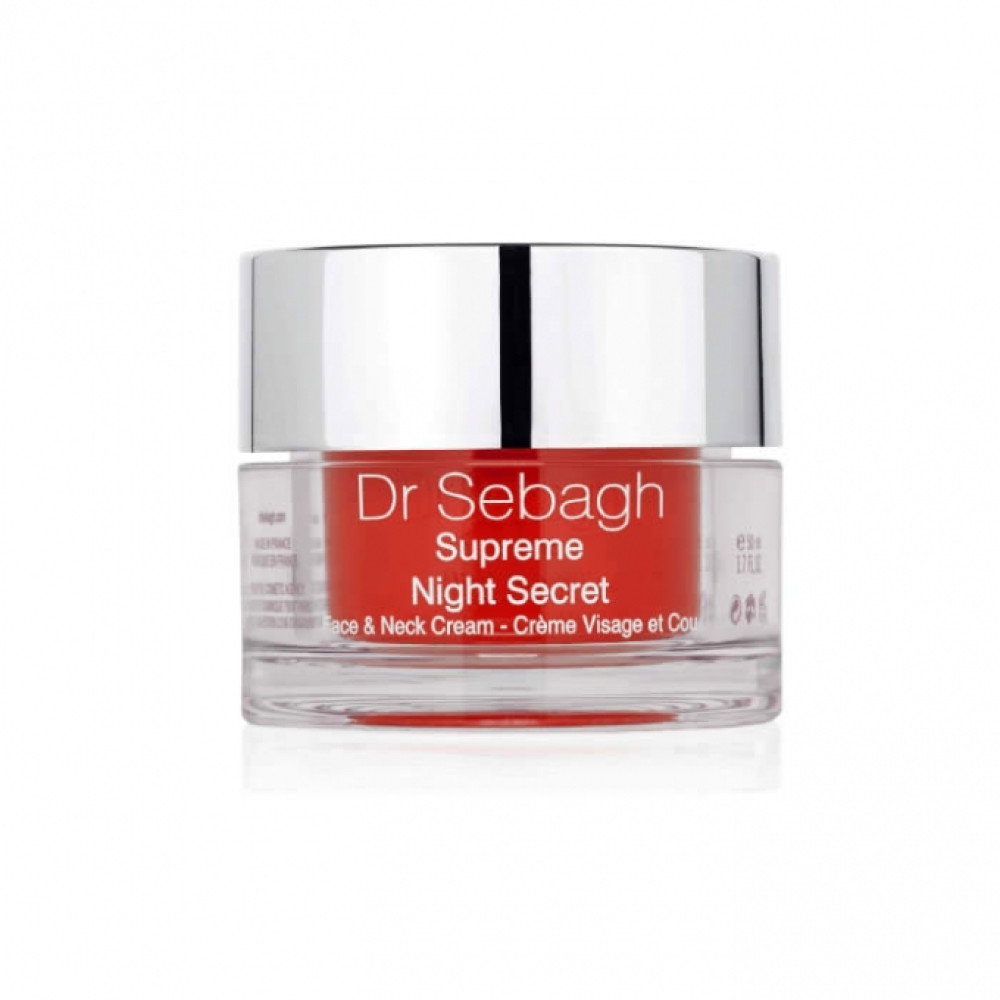 Dr Sebagh, Supreme Night Secret, Стягане, Нощ, Сметана, За лице и врат, 50 мл