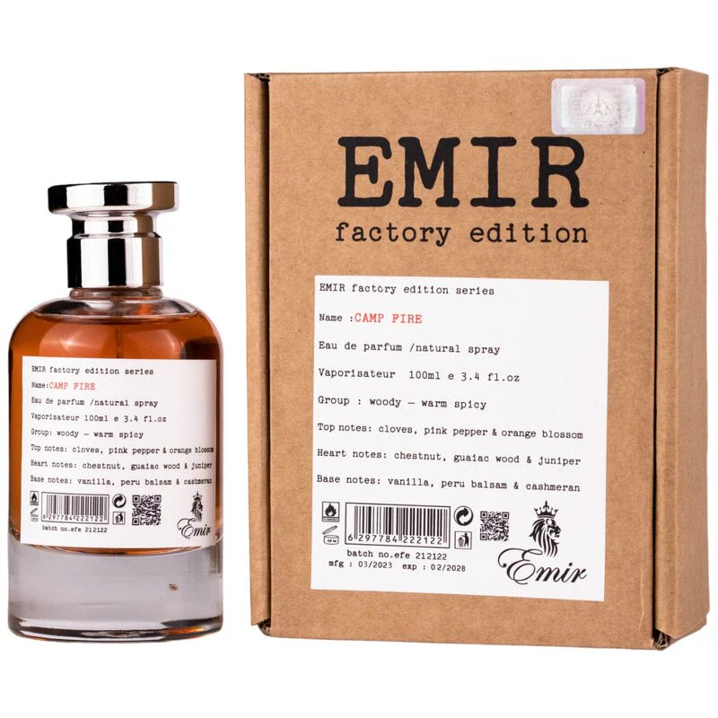 Emir, Camp Fire Factory Edition, Парфюмна вода, Унисекс, 100 мл - Image 2