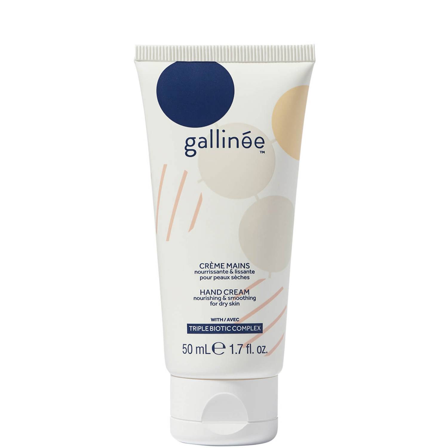 Gallinee, Body Care, Троен биотичен комплекс, Подхранващ, Крем за ръце, 50 мл