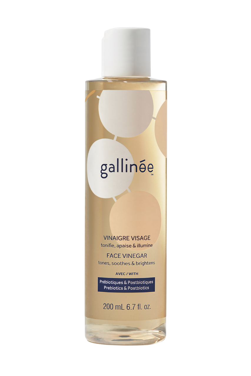 Gallinee, Microbiome Skincare, Пребиотици и Постбиотици, Успокояващ, Лосион, За лице, 200 мл