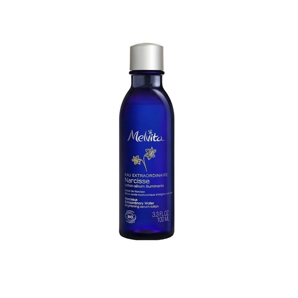 Melvita, Extraordinary Water, Биологичен, Осветляване, Нарцис, Лосион-серум, За лице и врат, 100 мл *Тестер