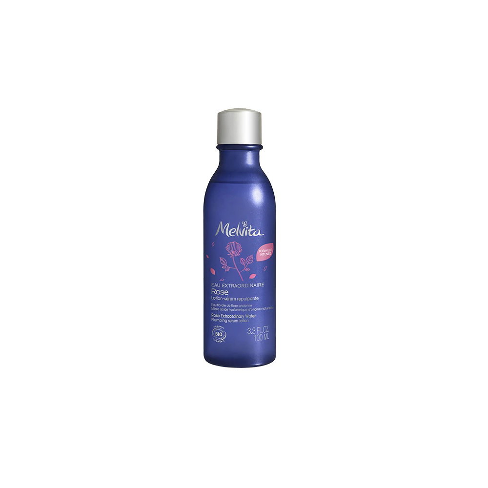 Melvita, Extraordinary Water, Биологичен, Подпухване, Роза, Лосион-серум, За лице и врат, 100 мл *Тестер