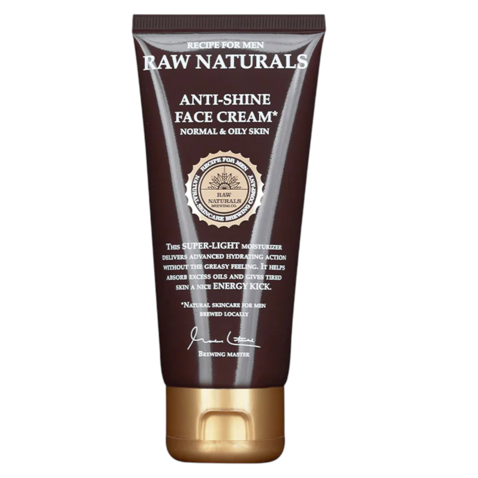 Raw Naturals, Anti-Shine, 100% веган, Хидратиращ, Сметана, За лице, 100 мл