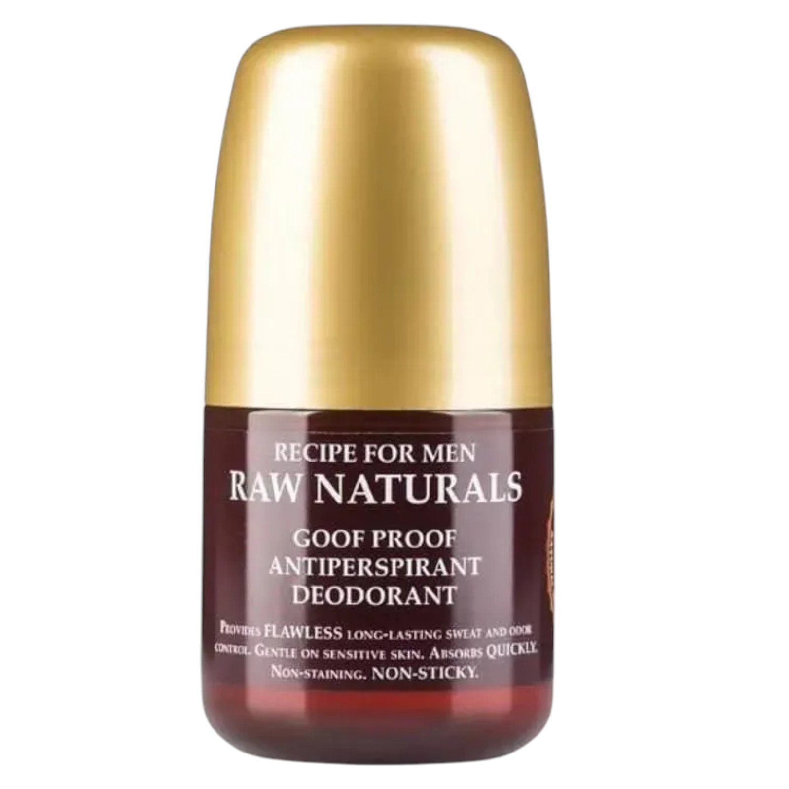 Raw Naturals, Goof Proof, Противораздразнение, Антиперспирант, За мъже, 60 мл