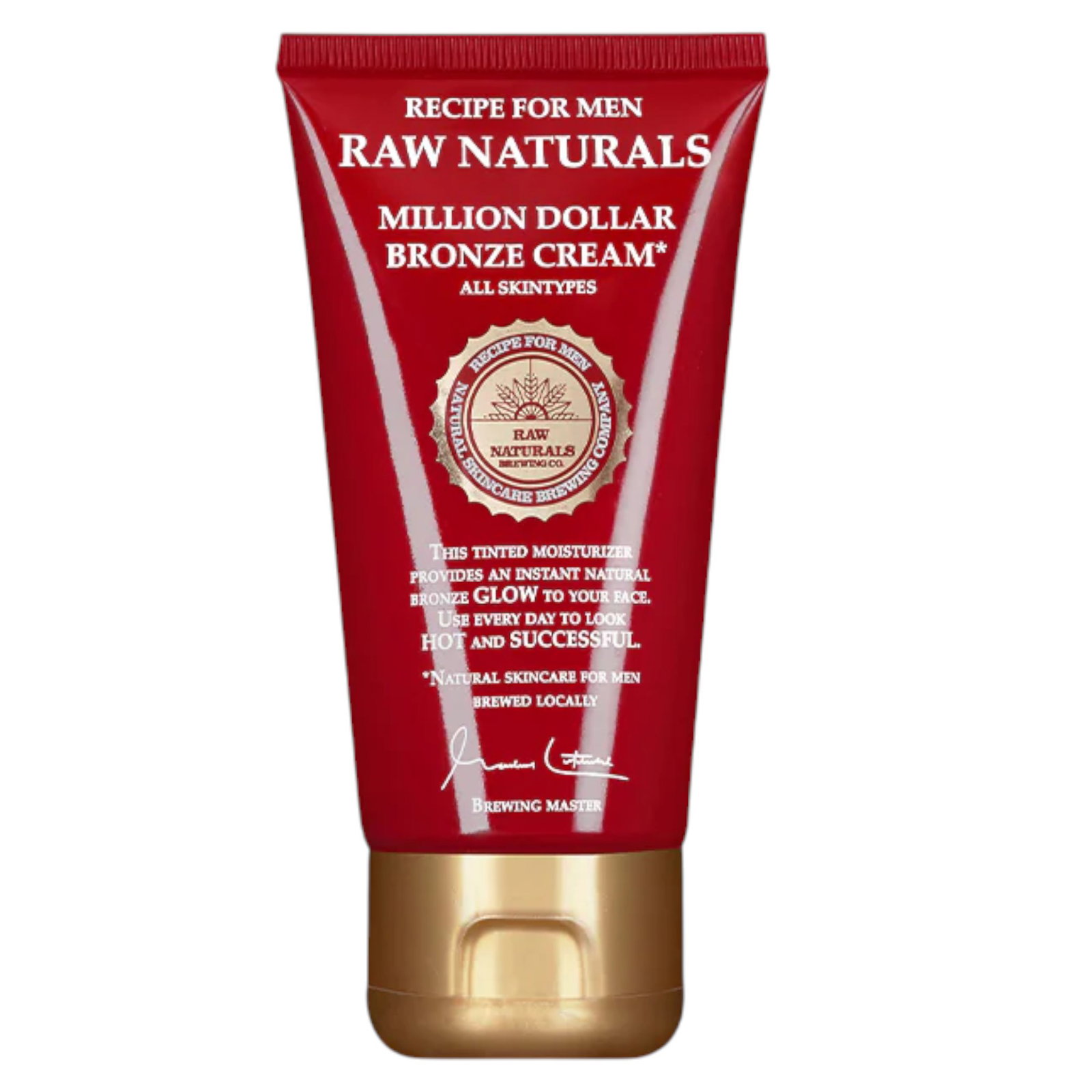Raw Naturals, Million Dolar, 100% веган, Крем бронзант, 75 мл
