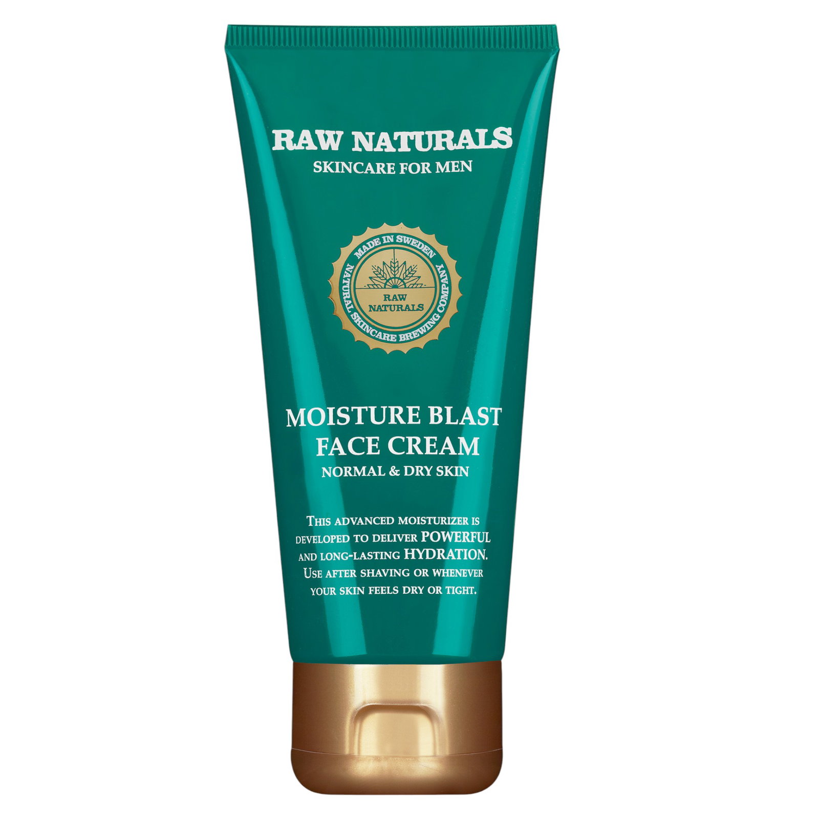 Raw Naturals, Moisture Blast, 100% веган, Хидратация, Сметана, За лице, 100 мл