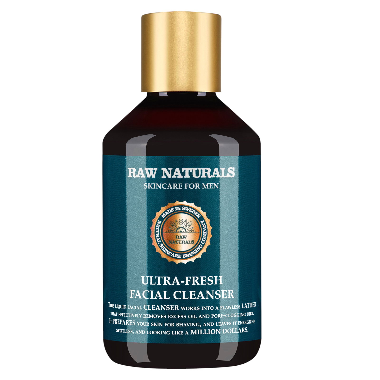 Raw Naturals, Ultra-Fresh Facial Cleanser, Енергизиращ, Почистващ гел, За лице, 250 мл