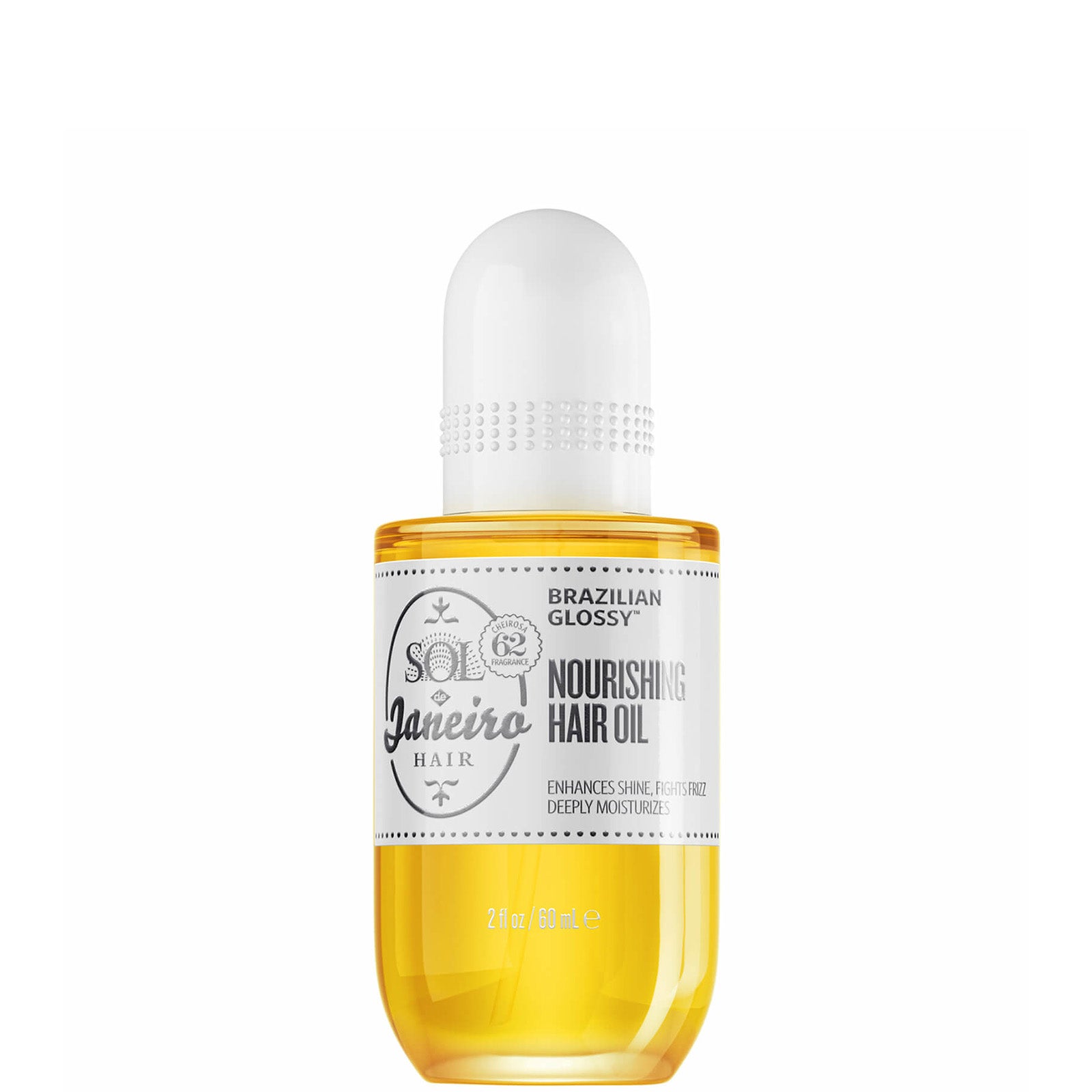 Sol de Janeiro, Brazilian Glossy, Веган, Терапия с масло за коса, Блести, 58 мл